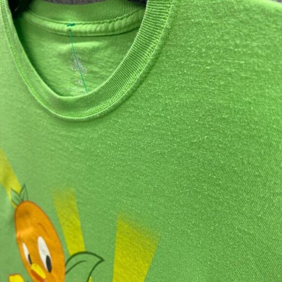 Disney Parks Orange Bird Hello Sunshine Graphic T-shirt Adult Unisex XL Green - Picture 4 of 11